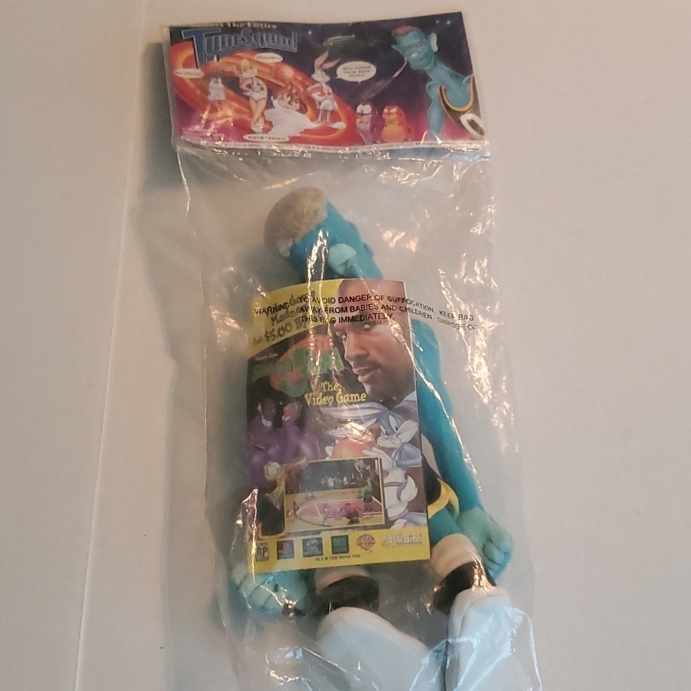 NWT Vintage Mcdonalds Space Jam Monstars Blanko plush